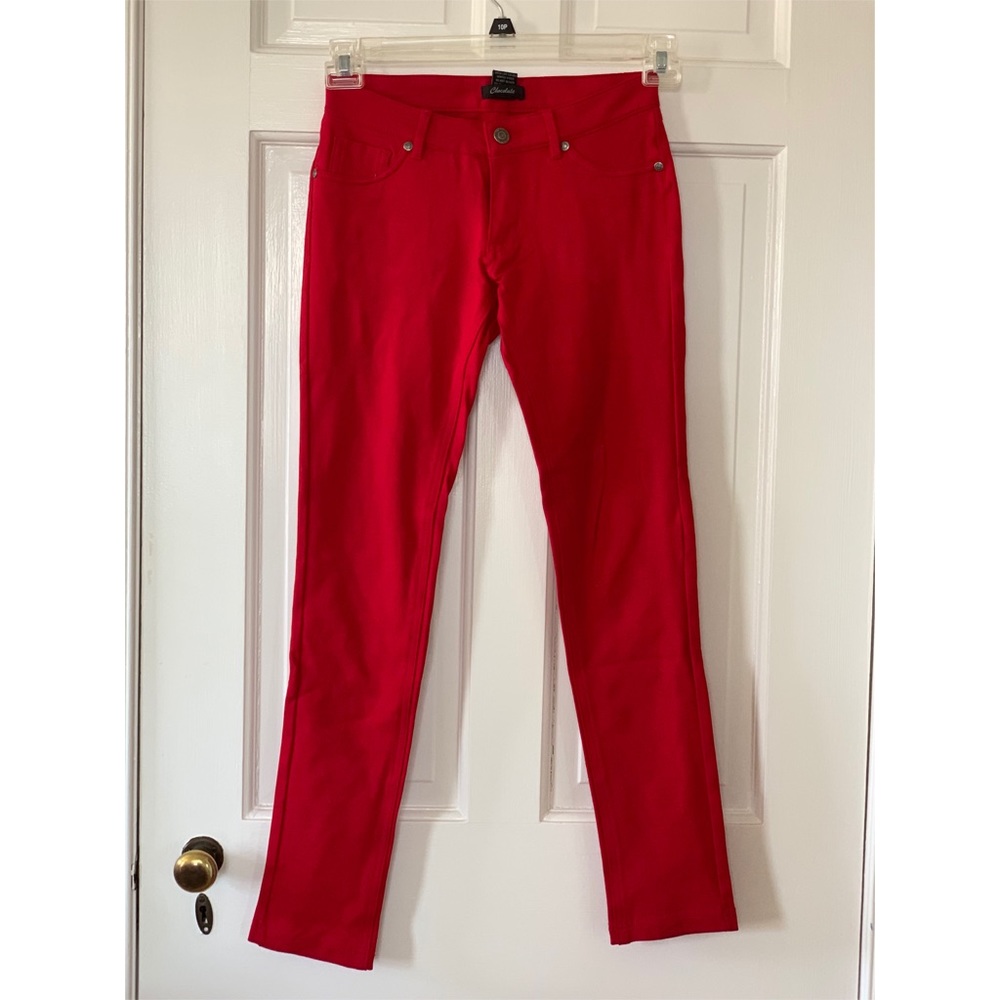 Red Skinny Jeans